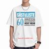 Gerunisex 60th Birthday Guest List Host Print Milestone Age 60 Short Sleeve Tee 100 Cotton Tshirt