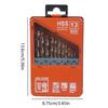 Multipurpose 13Pieces M35 HSS Cobalt Drill Bits Twist Drill Bit Set for Professional and Home Use On Hard Surfaces