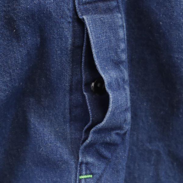 ELY Made in USA denim Overall Button fly Men's Used