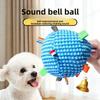 Dog Toy Sound Ball with Ringing Bell, Rolling and Chewing Feature, Durable and Tough for Long-lasting Use, Suitable for Pets To Sleep With.