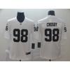 Camiseta de Fútbol Americano Bordada Oversize para Hombre Equipo Tigers Raiders Ropa Deportiva Corte Holgado Mezcla de Algodón