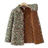 2025 Autumn/Winter Floral Cotton Jacket for Middle-aged & Elderly Mothers – Warm Loose Chinese Style Outerwear