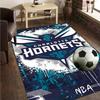 Charlotte-Hornets Logo Rug Office Carpet Non-Slip Mat, Chair Rug Floor Covering for Gaming, Bedroom, Living Room , Home Decor Christmas Gift
