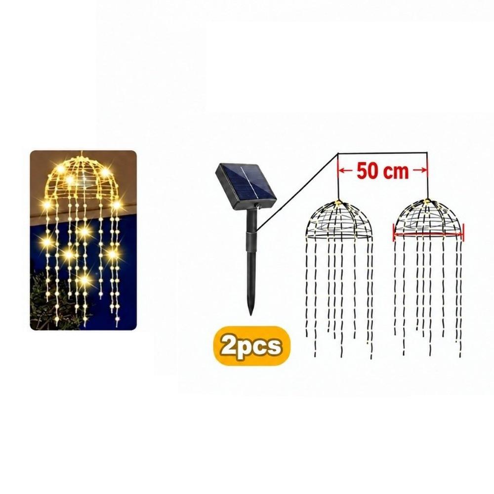 2/4 Jellyfish Solar Jellyfish Lights Waterproof String Lights Creative Fairy Lights Wedding Decor