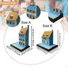 1/35 HO House Building Railway Layout Model DIY Assemble Assembled Diorama Scenery for