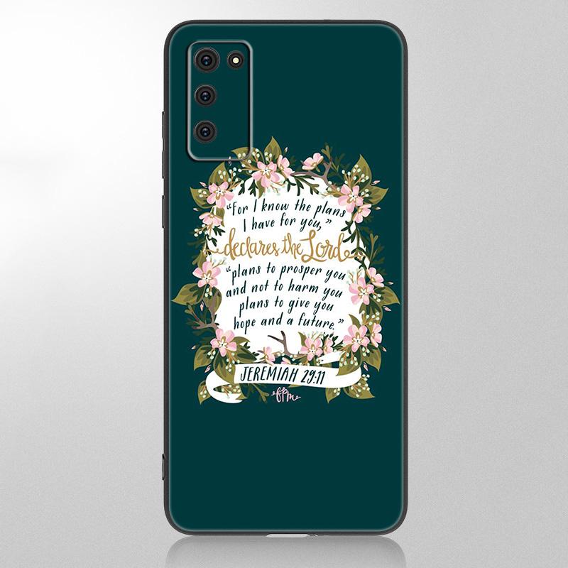 Bible Jesus Christ Christian Case For Samsung Galaxy A12 A02S A22 A32 A52 A72 A71 A51 A41 A31 A21 A11 A50 A70 A10S A20S  Cover