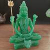 Jadefarbene Shiva Statue Hindu Ganesha Vishnu Buddha Figur Skulptur Raum Büro Haus Dekoration Indien Gott Feng Shui Handwerk