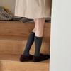 Solid Color Women Stockings Breathable Calf Socks Simple Knee High Socks  Autumn