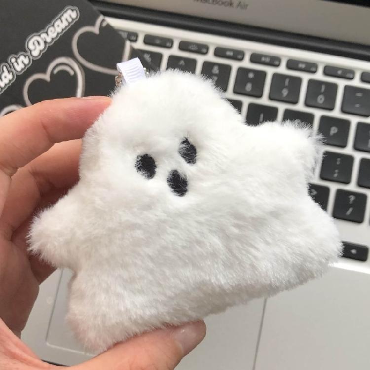 Cute Specter Keychain Soft Plush Hanging Ornament Specter Bag Charm Bag Pendant