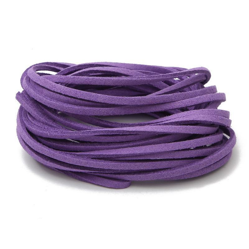 Korean suede rope for DIY jewelry making, 3mm braided wire for bracelets and necklaces. Add a touch of handmade to your accessories!