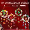 Cartoon Kids' DIY Christmas Wreath Ornament Kit X510