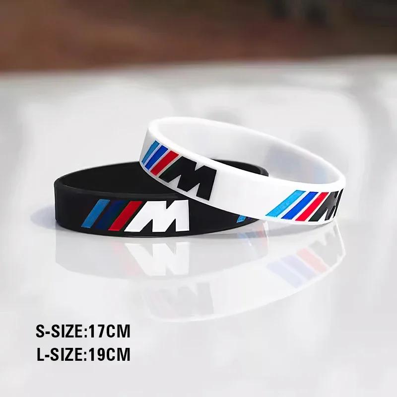 2026 Autoaufkleber BMW Logo Armband M-Serie Sport Männer Frauen Gummi Handkette Für BMW E46 E90 E60 F30 F10 E39 E36 F20 G30 G20