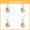 Animal Charm Necklace With Bunny Cat Fox Pendant For Women Gift