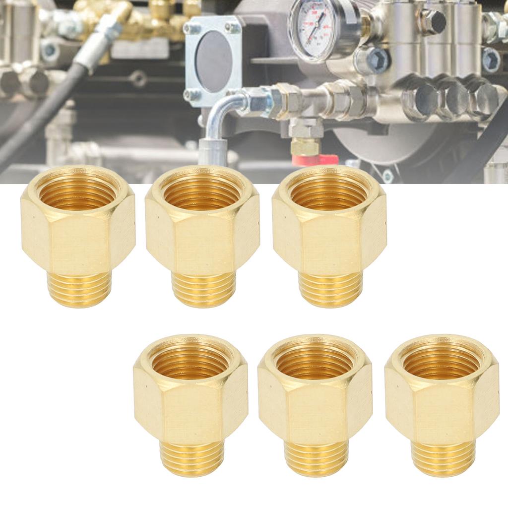 3Celsius8in NPT Male to 1Celsius4in NPT Female Brass Pipe Fitting Adapter, 10Pcs for Shower Head, Tub Spout, Outlets