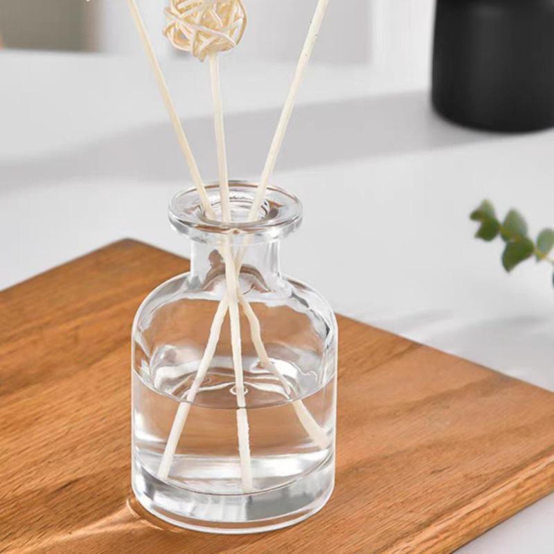 100ml Matte Black Aroma Diffuser Bottle with Free Glass Sample in Multi-color, Flameless Design