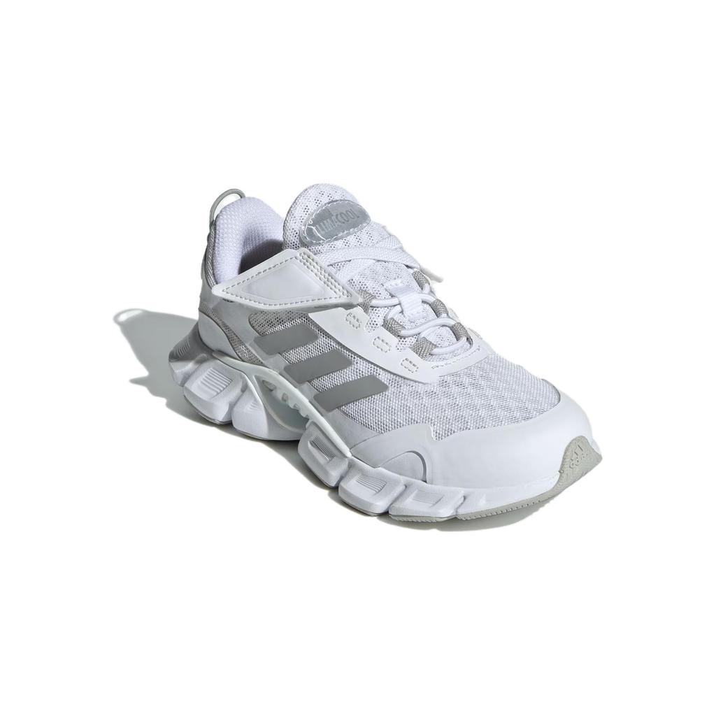 New Adidas Abrasion Resistant Breathable Low Top Kids Lifestyle Shoes White Gray Children Aged 3 7 Years Old IF9506