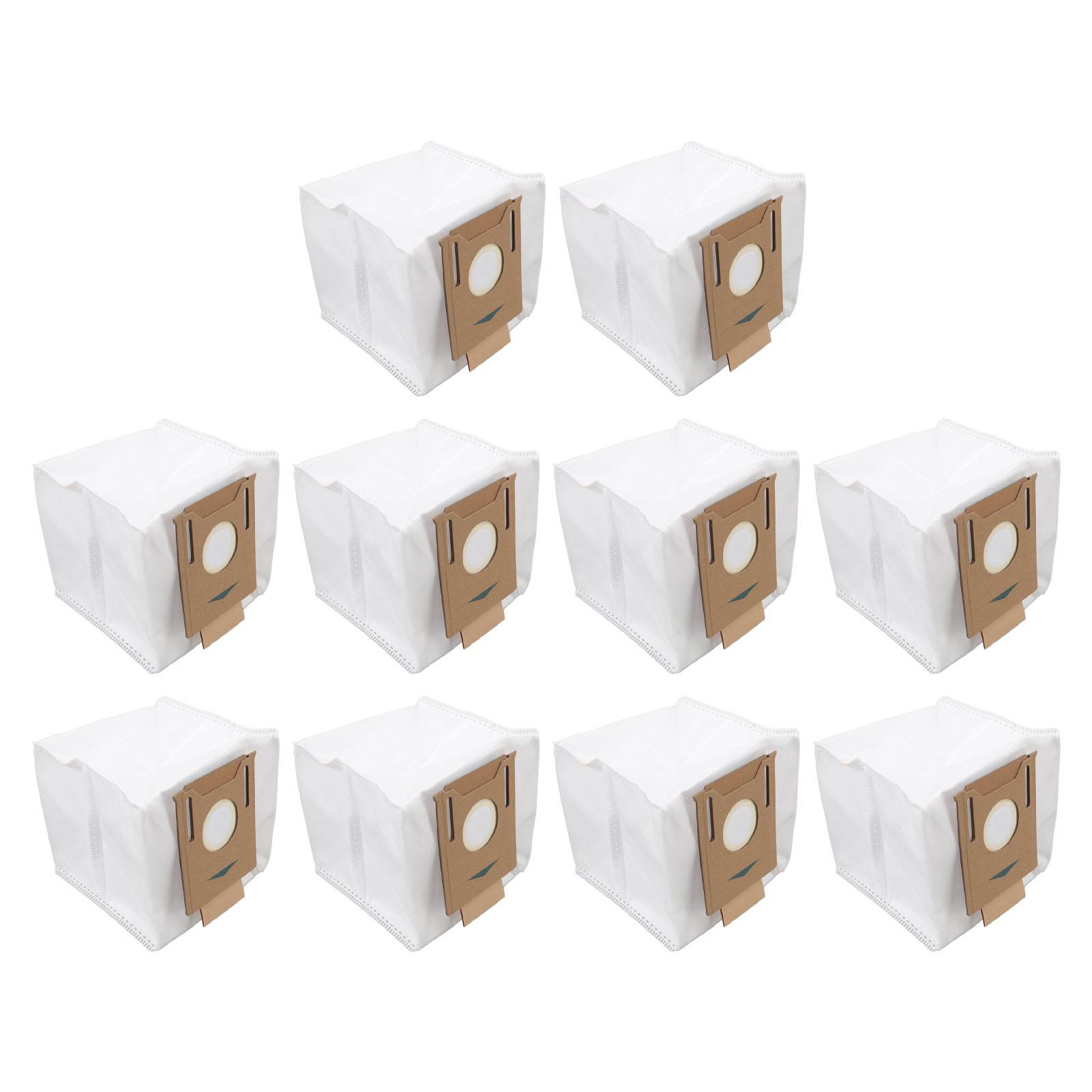 

10pcs Sweeping Robot Dust Bag Non Woven Fabric Large Capacity Dust Collection Bag for T8 T9