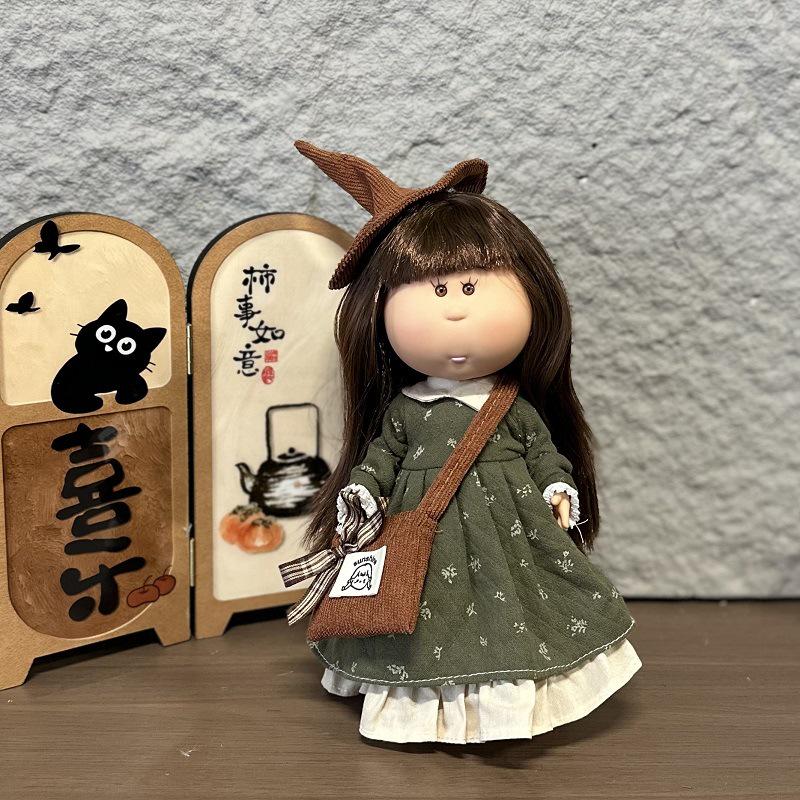 Mia Spanish 24cm Handmade BJD Waldorf Doll with DIY Replacement Clothes