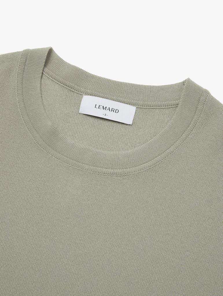 Le Mad Round Silket Knit - Light Gray