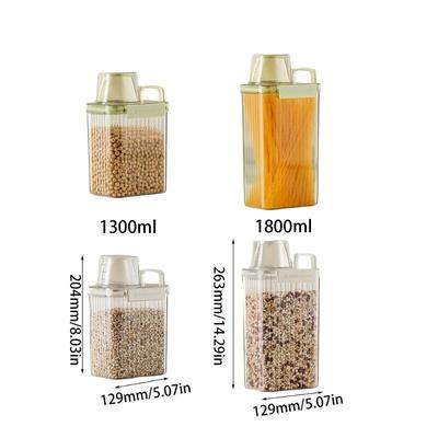 Space Saving Rice Container Storage Box for Kitchen Convenient Sealed Container