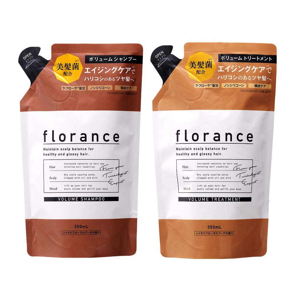 

Florance shampoo and treatment refill set