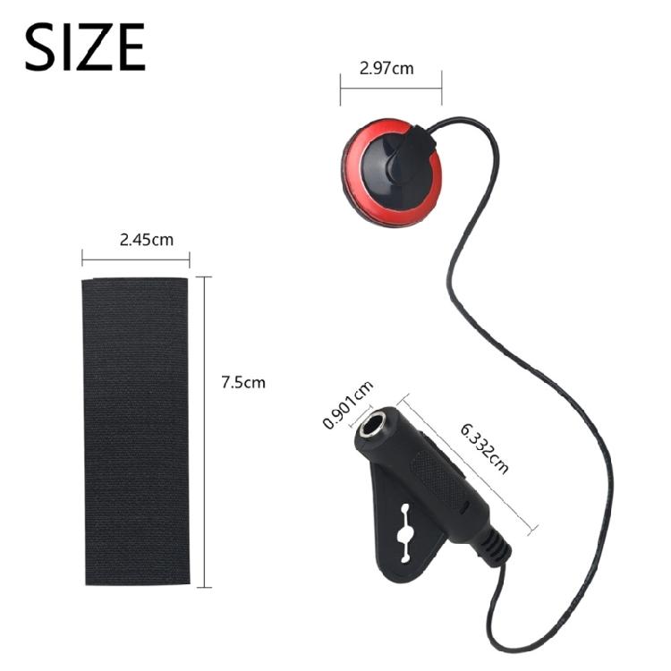 6.35mm Transducer Piezo Pickup Tuner for Acoustic Guitar Ukulele Mandolin Parts