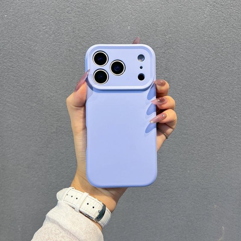 Liquid Silicone Is Suitable for iPhone17 Pro Mobile Phone Case, Simple Skin Feel, Apple 16 Pro All-inclusive Anti-drop Protective Case.