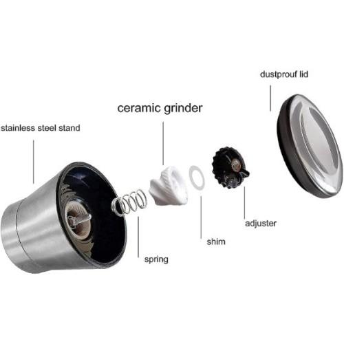 

Стеклянная камерная мельница для соли и перца