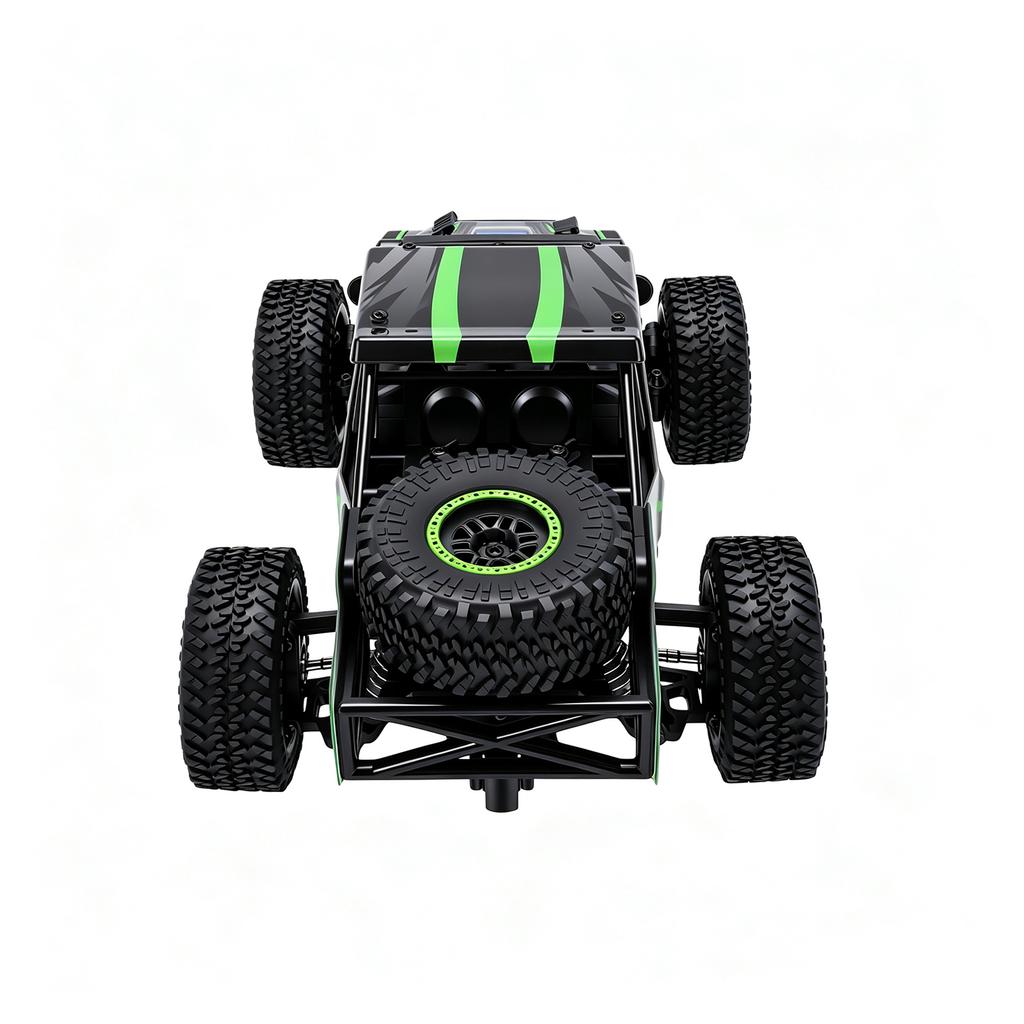 1 18 Scale RC Car, 2.4GHz 4WD 45 Km h High Speed Off Road Remote Control Vehicle with LED Lights