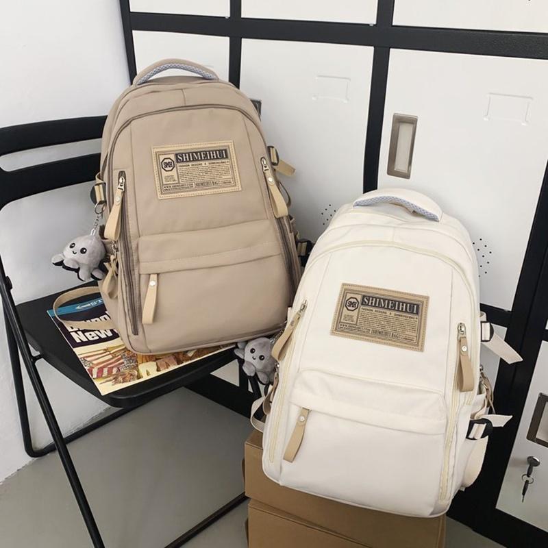 IELGY Рюкзак женский универсальный корейский стиль модный большой емкости нейлон пара — фото 4