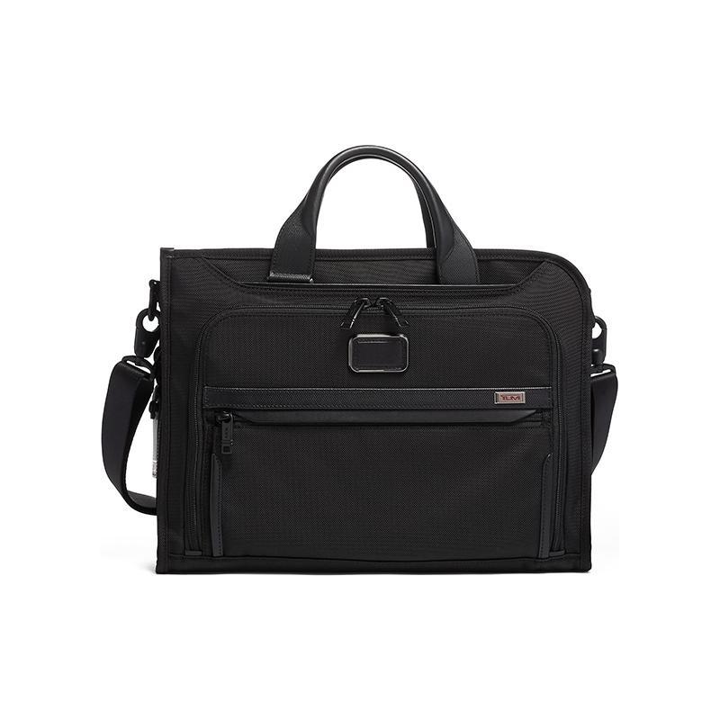 New TUMI Alpha 3 Nylon Handbag, Laptop Bag, Briefcase Men's Black 02603110D3
