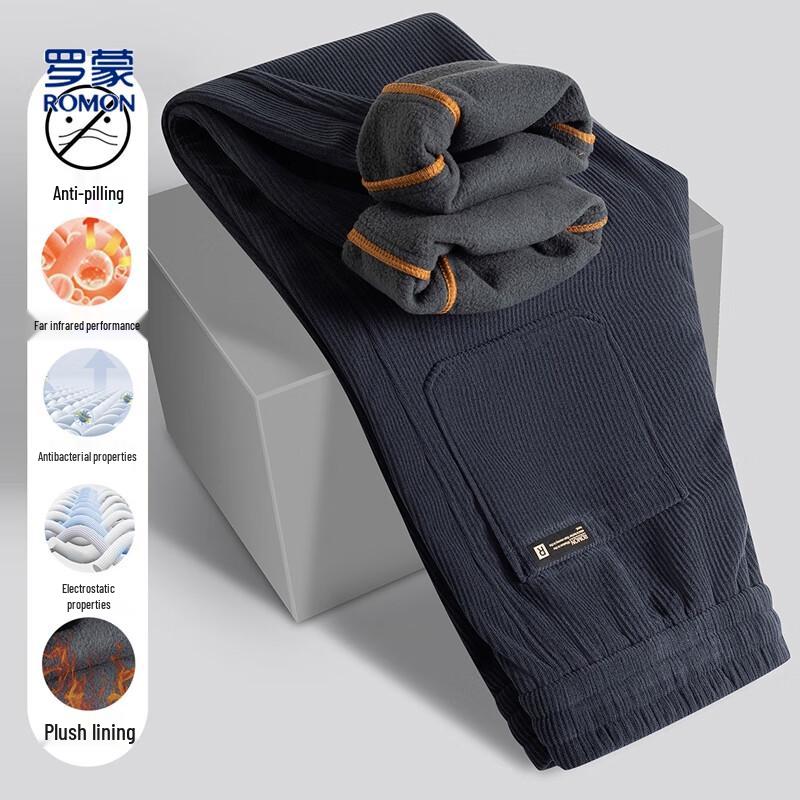 

Romon Men s Fleece Lined Casual Jogger Pants 3XL