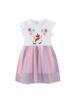 Spring Summer Cartoon Baby Girls' Short Sleeve Gauze Dresses