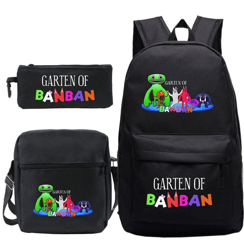 Spotted Garden Primary School Bag Shoulder Bag Pencil Bag Three-piece Set