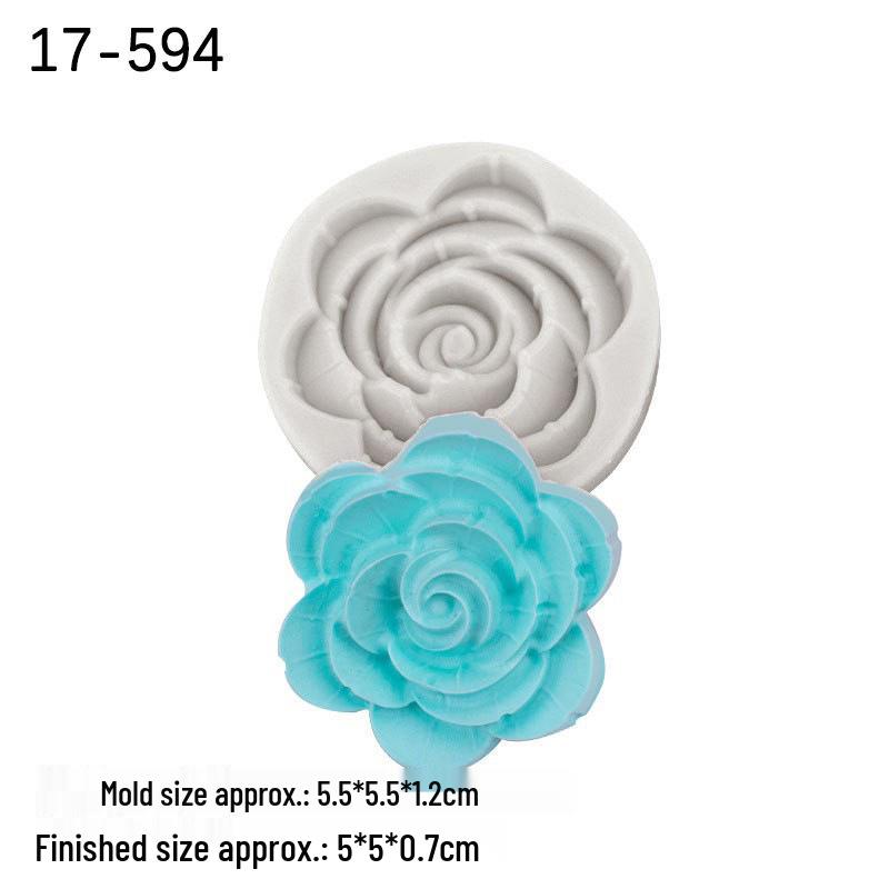 

Силиконовая форма для цветка ромашки для украшения торта, шоколада и эпоксидной глины