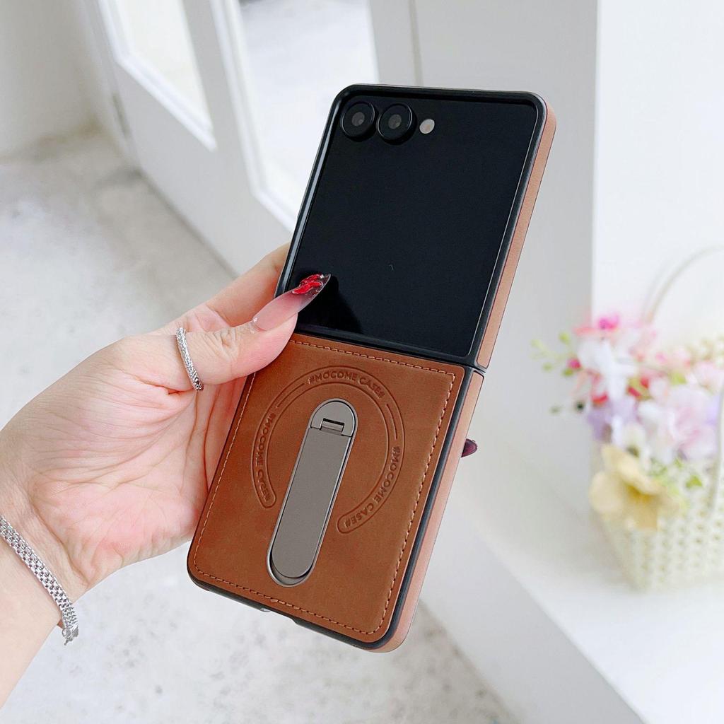 Samsung Z Flip7 Armor Shield Rotating Stand Magnetic Case