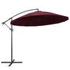 Umbrella Burgundy Red 3 M Aluminum Mast