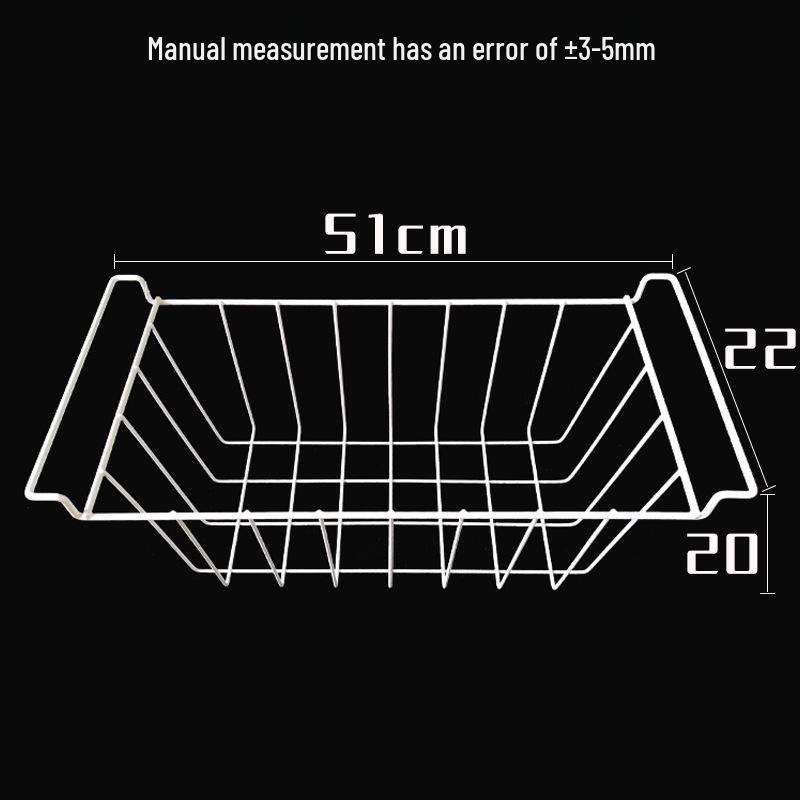 Universal Multi-Layer Hanging Freezer Storage Rack Basket