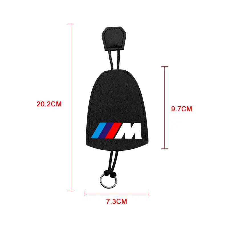 High Quality Leather Car Key Holder Key Case Key Bag For BMW 1 3 5 Series X1 X4 X5 X7 G20 G38 F20 F39 F48 E46 E60 E36 E39