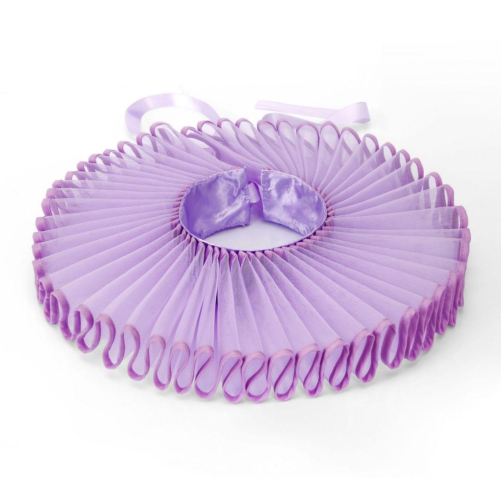 Aristocratic Literary Fake Ruff Collar - Colorful Retro Exaggerated Portrait Prop