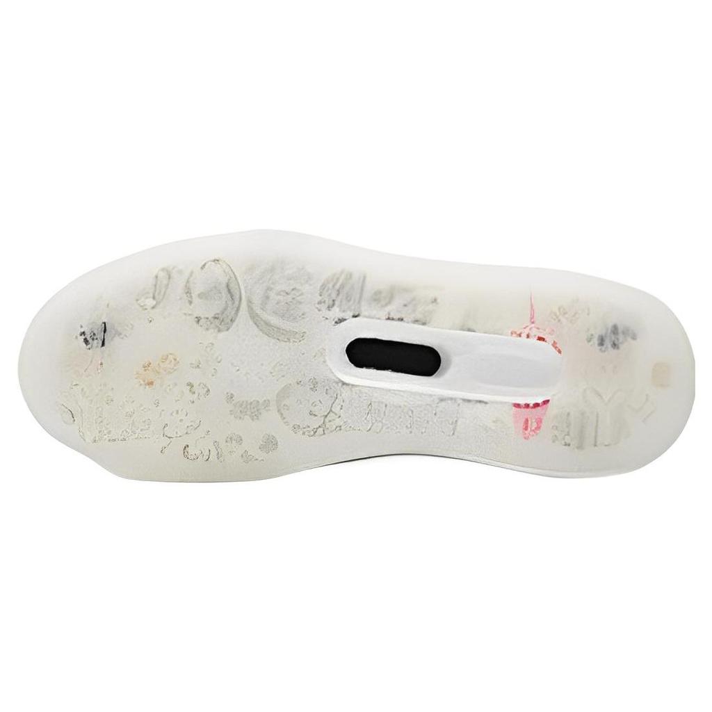 Li Ning 001 Btc Btc Boom Synthetic Leather Two-Layer Cowhide Non-Slip Wear-Resistant Lightweight Low-Top Skate Shoes Women Sneakers White AGCS130-1