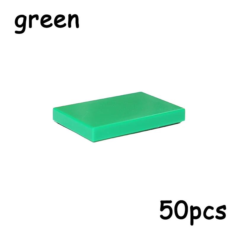 50PCS MOC Assemble Particles 26603 Size 2x3 Bricks Flat Tile Smooth 2*3 Building Blocks DIY Educational Creative Toy for Kids