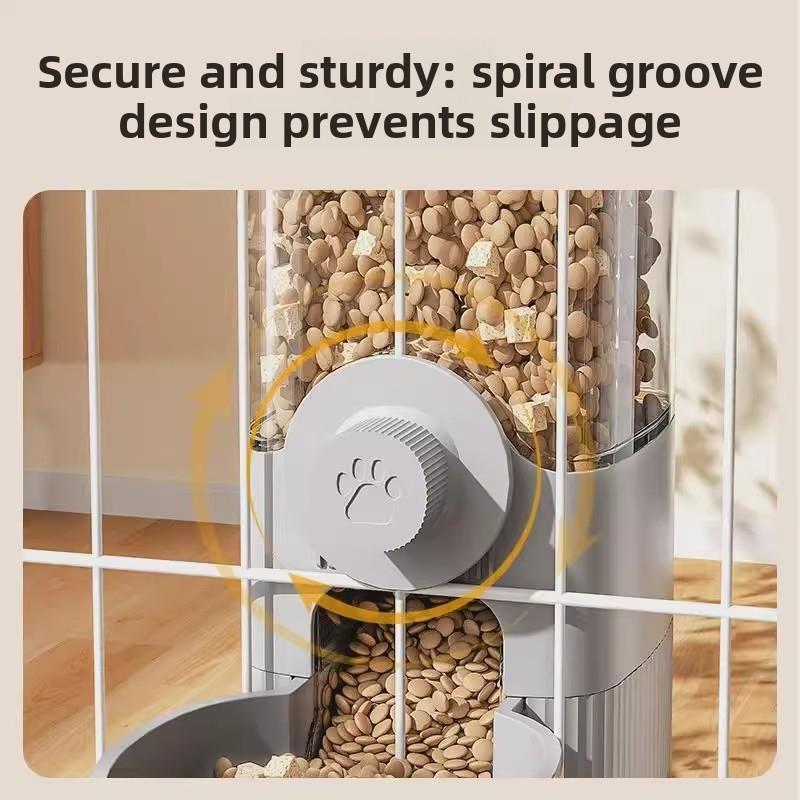 Hanging Automatic Food Water Dispenser, Large Capacity Pet Feeder For Cat Dog Parrot Pigeon