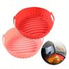 Air Fryer Multifunctional Liner Silicone Home Silicone Air Fryer Accessories Fryer Baking Pan Bread Moulds Baking Utensils