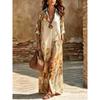 BFCCQB Damenmode Herbst Winter Langarm POLO-Kragen Freizeitkleider