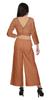 Moomaya Womena    S Crop Top Palazzo Set Printed 2 Piece Outfit Dress Ethnic