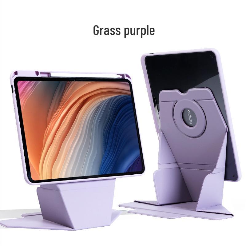 OPPO Pad 4 Pro/Pad 5 & OnePlus 2 Pro Vertical Leather Case with Folding Support
