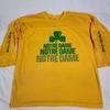 Vintage 1970's Notre Dame 3/4 Sleeve Shirt Sz XL VTG Fighting Irish College Unisex T-Shirt