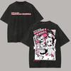Unisex Plus Size Y2K Gewaschenes Kurzarm-T-Shirt Für Puella Magi Madoka Magica Fans, Einzigartiges Ganzjahres-Mode-Bekleidungst-Shirt