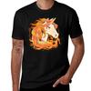 Unicorn Fire Horn Tshirt Holiday Outdoor Tshirt